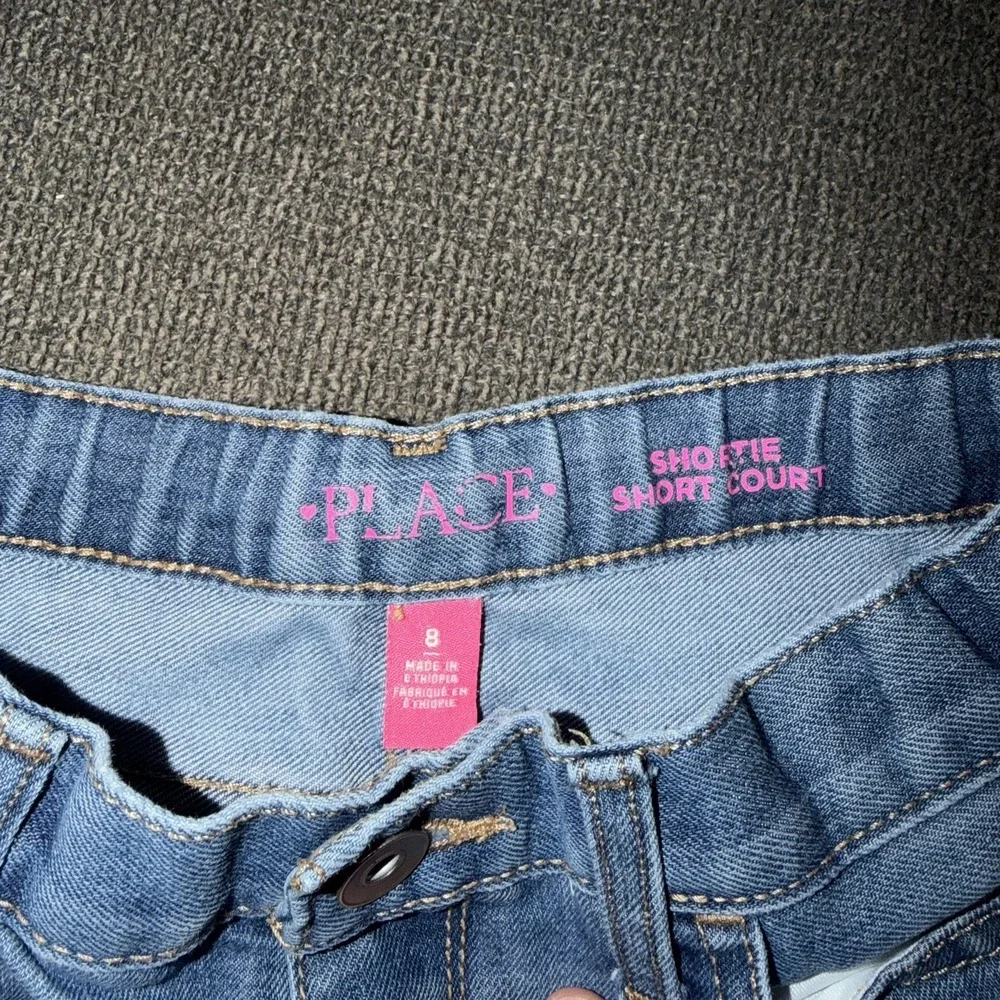Chidrens Place Girls Denmin Stretch Jean Shorts Size 8 pre owned 197